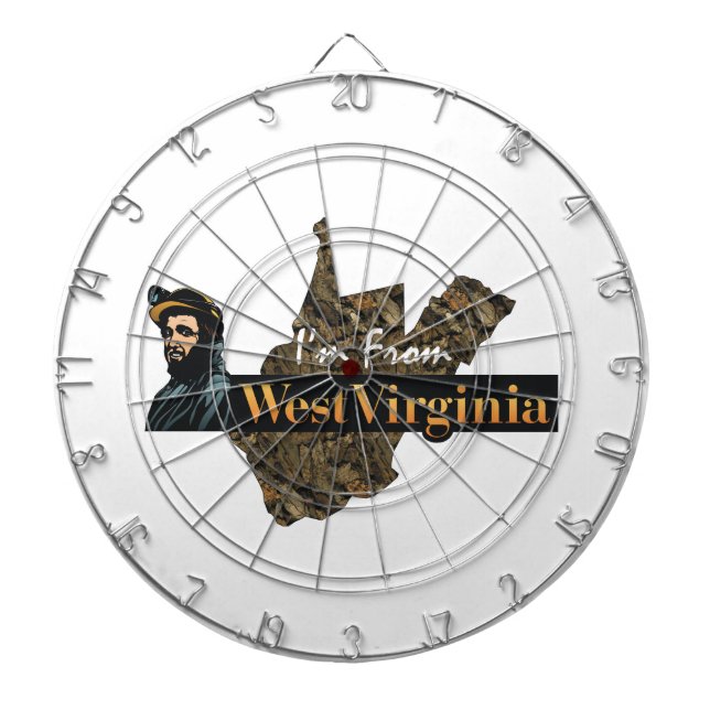 Tablero Dardos T eu sou de West Virginia (Frente)