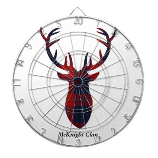 Tablero Dardos Tartan "Antlers " do clã de McKnight