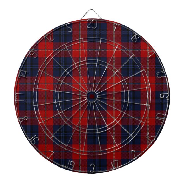 Tablero Dardos Tartan do clã de McKnight (Frente)