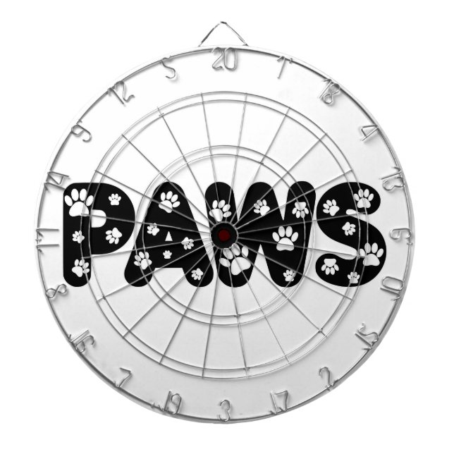 Tablero Dardos Texto Personalizado de Páginas de Cães (Frente)