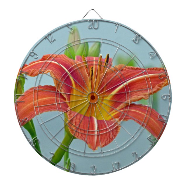 Tablero Dardos Tiger Daylily (Frente)