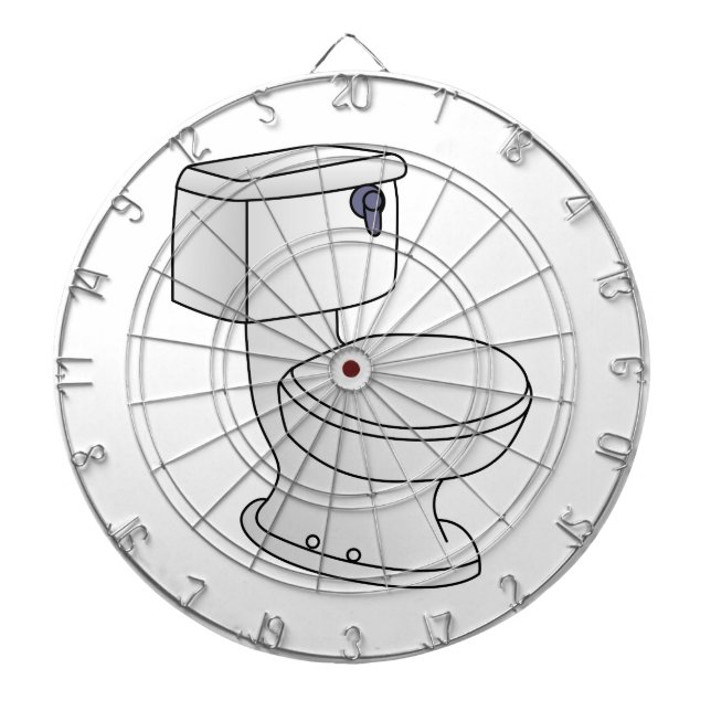 Tablero Dardos Toalete (Frente)