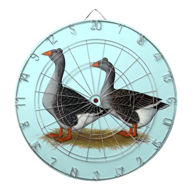 Tablero Dardos Toulouse Geese Tufted (Frente)