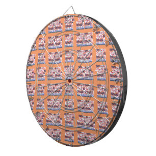 Tablero Dardos Trabalho de arte único e elegante com padrão cardí