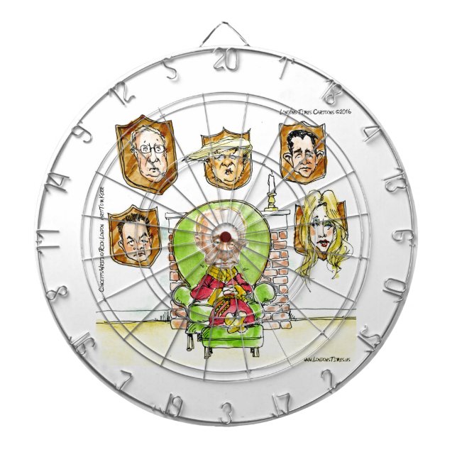 Tablero Dardos Trump Está Putin No Ritz Gifts (Frente)