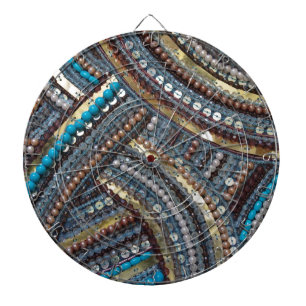 Tablero Dardos Turquesa elegante sequenciada