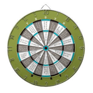 Tablero Dardos Verdade ou Dare Dart Board Green/Blue (sem beijos)