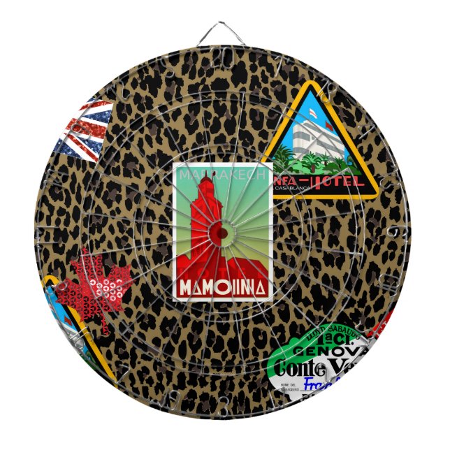 Tablero Dardos viajante mundial (Frente)