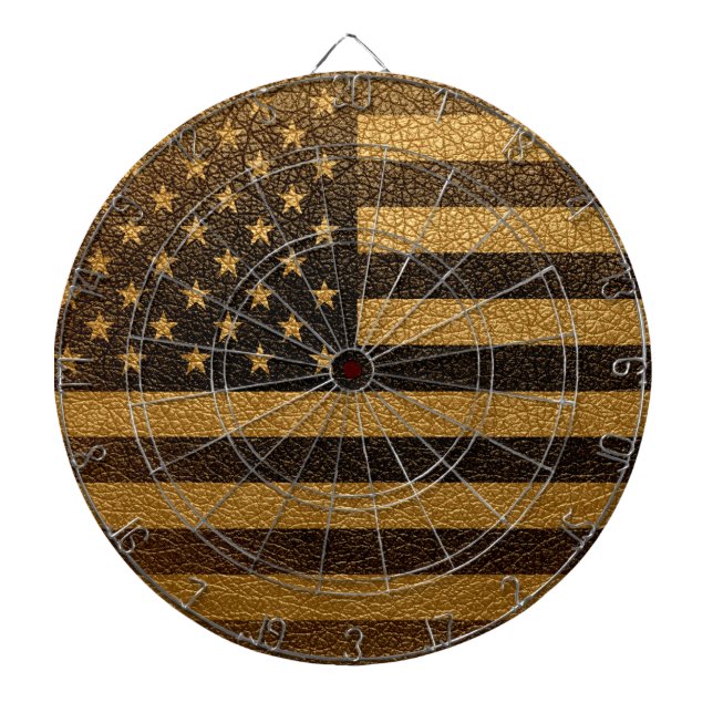 Tablero Dardos Vintage American Flag #2 (Frente)