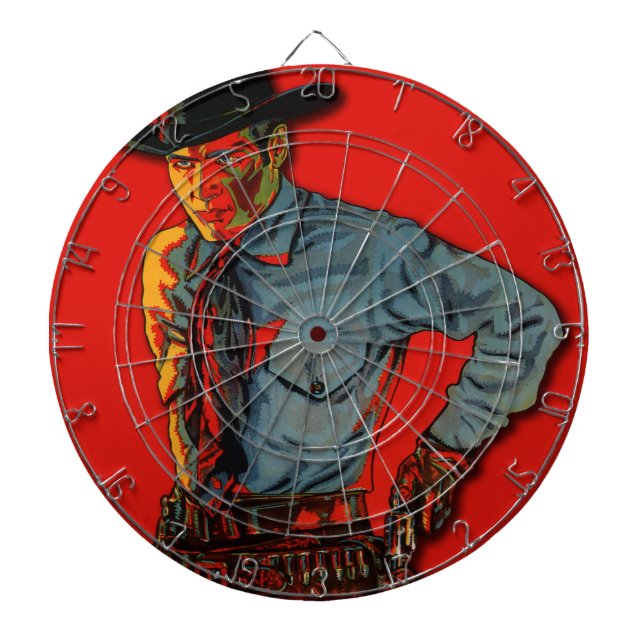 Tablero Dardos Vintage Bad Boy (Frente)