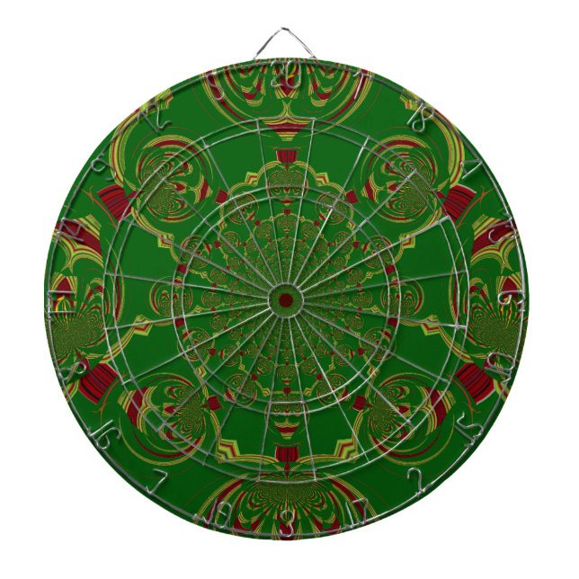 Tablero Dardos Vintage Green (Frente)