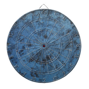 Tablero Dardos Vintagem azul-clara