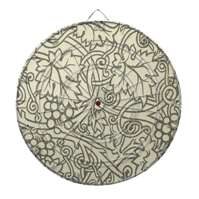 Tablero Dardos Wallpaper William Morris Grapevine Sage (Frente)