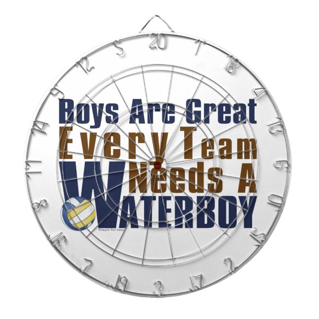 Tablero Dardos Waterboy Vollyball em Azul (Frente)
