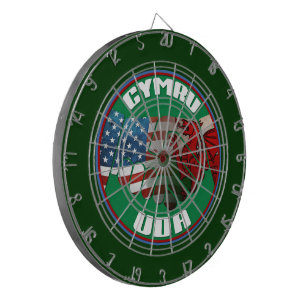 Tablero Dardos Welsh American Wales Dartboard