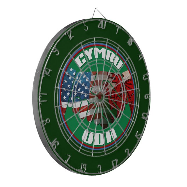 Tablero Dardos Welsh American Wales Dartboard (Frente Esquerda)