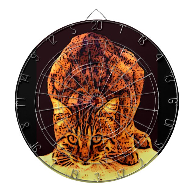 TABLERO DARDOS WILD CAT KITTEN (Frente)