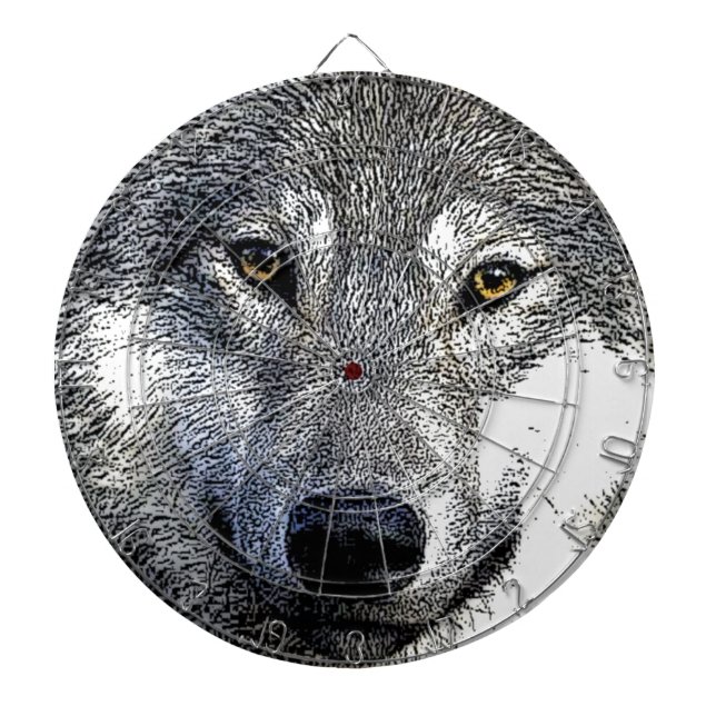 Tablero Dardos Wolf Eyes Trabalho de arte (Frente)
