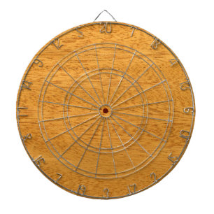 Tablero Dardos Woodgrain de mogno brasileiro real do folheado