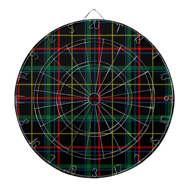 Tablero Dardos Xadrez de Tartan (Frente)