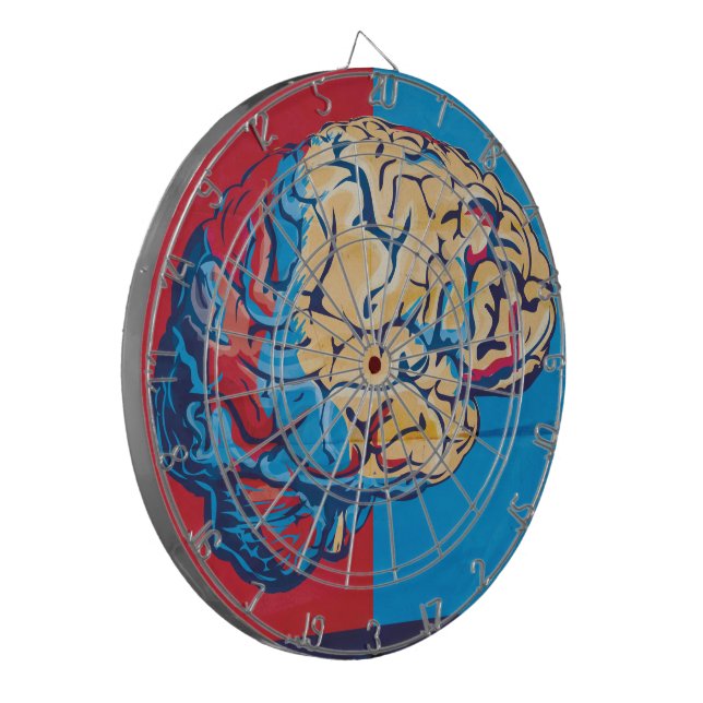Tablero Dardos Zombie Brain (Frente Esquerda)