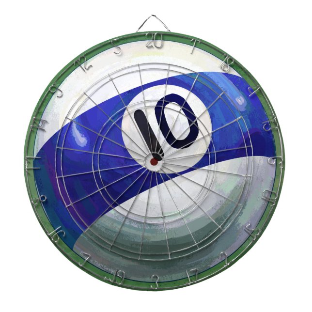 Tablero De Dardos 10 Ball (Frente)