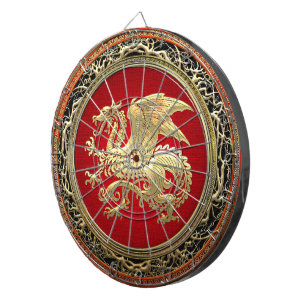 Tablero De Dardos [200] Dragão islandês, Landvættir [ouro]