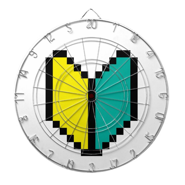 Tablero De Dardos 8 Bits Pixel Wakaba / Shoshinsha Mark (Frente)
