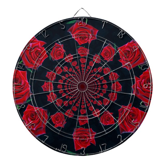Tablero De Dardos A Beleza dos Rosas: Fantasia Floral (Frente)