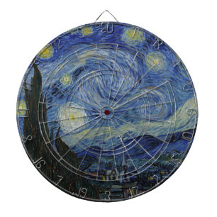 Tablero De Dardos A noite estrelado Vincent van Gogh 1889