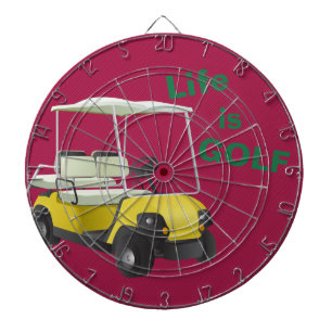 Tablero De Dardos A vida é Dartboard do vermelho do verde do carro d