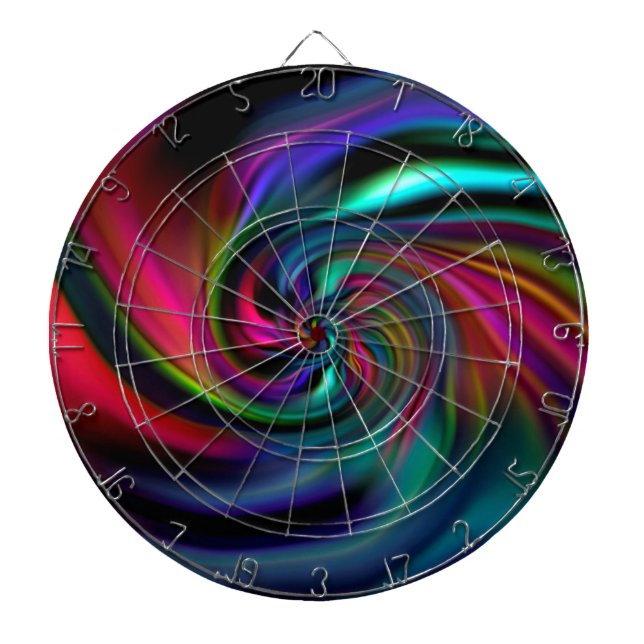 Tablero De Dardos Abstrato Background Spirals Soft I (Frente)