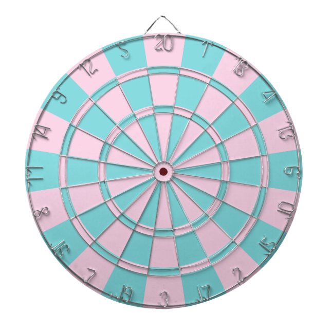 Tablero De Dardos Água E Rosa (Frente)