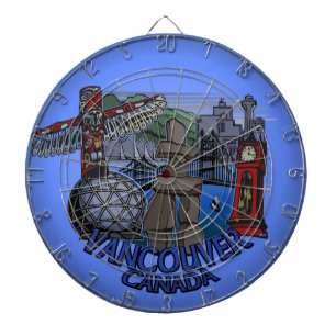 Tablero De Dardos Alvo de dardos de Vancouver Alvo de dardos de lemb