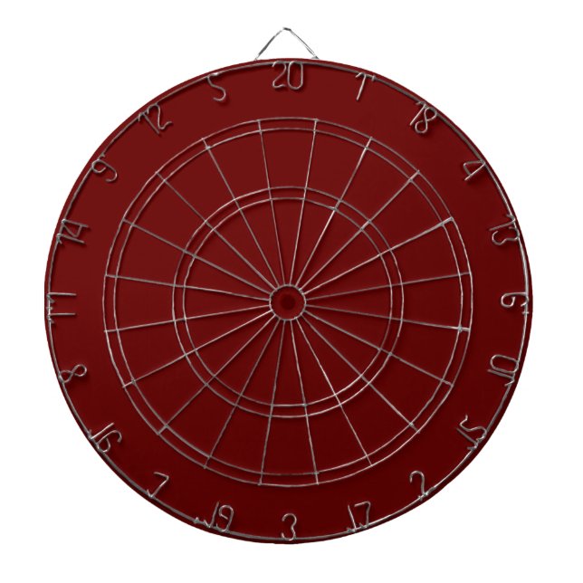 Tablero De Dardos Alvo de Dardos Vermelho Sangue com Dardos (Frente)