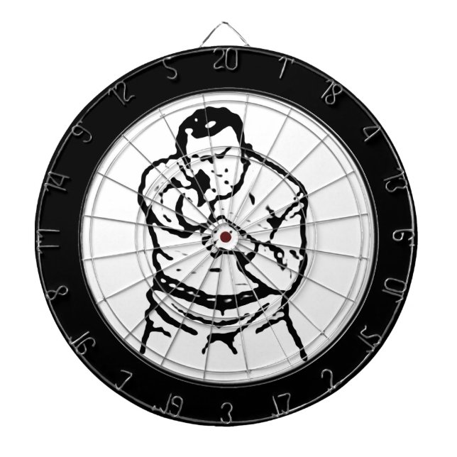 Tablero De Dardos Alvo Humano (Frente)