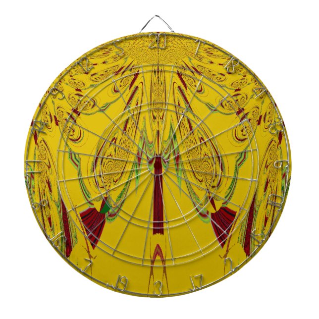 Tablero De Dardos Amarelo (Frente)