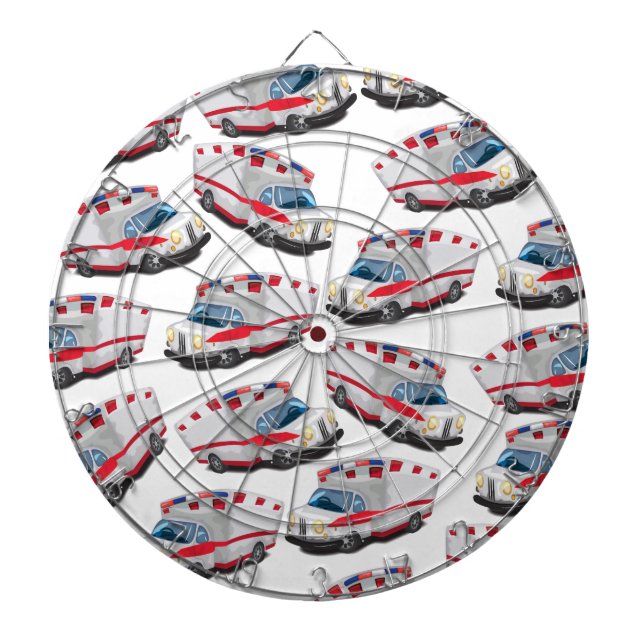 Tablero De Dardos Ambulância (Frente)