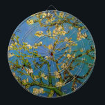 Tablero De Dardos Amendoeira em Flor por Vincent van Gogh<br><div class="desc">Amendoeira em Flor por Vincent van Gogh é uma pintura floral de natureza-morta pós-impressionista de arte fina vintage que apresenta flores em flor nos ramos de uma amendoeira em um jardim. O céu azul está ao fundo. Sobre o artista: Vincent Willem van Gogh (1853 -1890) foi um dos pintores pós-impressionistas...</div>