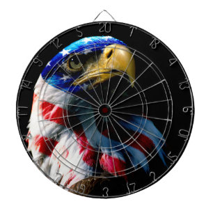 Tablero De Dardos Americano patriótico Eagle