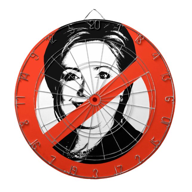 TABLERO DE DARDOS ANTI-HILLARY CLINTON (Frente)