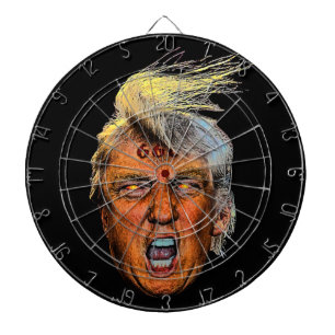 Tablero De Dardos Anti Presidente Trump Boca Grande Diabo
