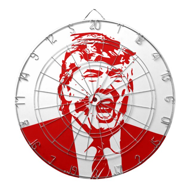 Tablero De Dardos ANTICRISTO do TRUNFO para o presidente Dartboard (Frente)