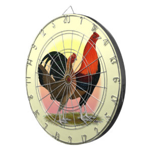 Tablero De Dardos Antigo Bantam do Jogo Inglês: BB Red