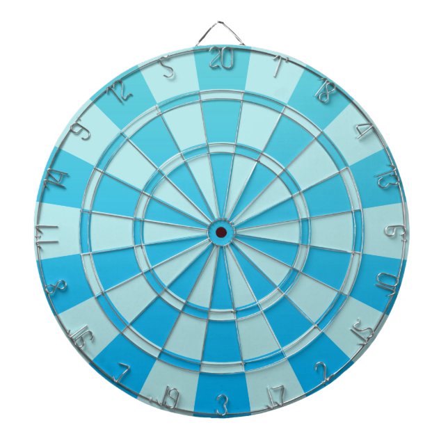 Tablero De Dardos Aqua Blue Ombre (Frente)