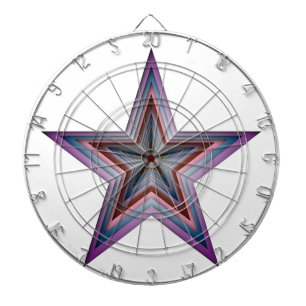 Tablero De Dardos arte geométrica abstrato estrela