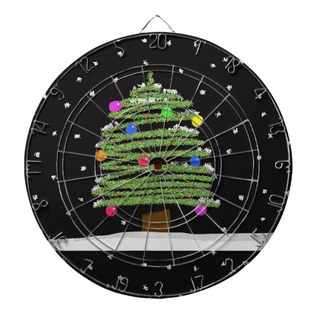 Tablero De Dardos Árvore de Natal (Frente)