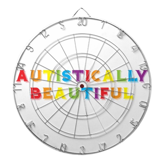 Tablero De Dardos Autisticamente Bonita (Frente)