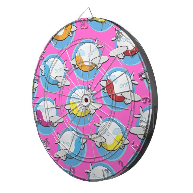 Tablero De Dardos Aviões Brinquedos (Frente Direita)