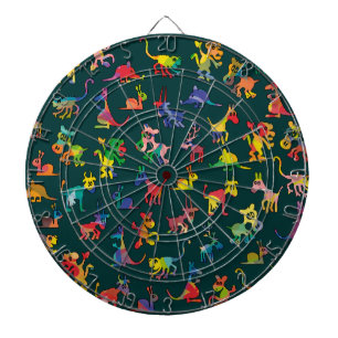 Tablero De Dardos Azulejos-Padrão de abstrato